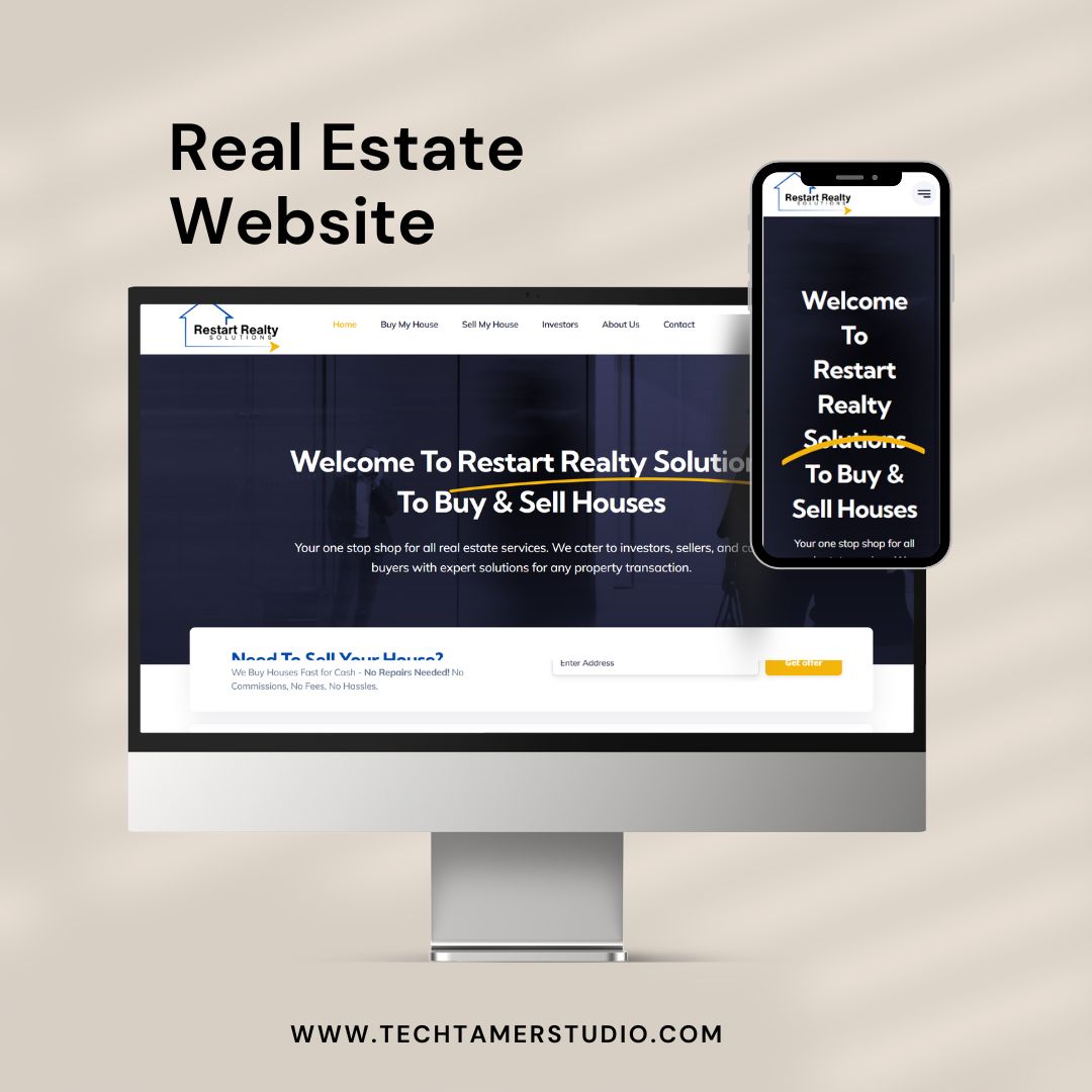 Real Estate Website – Techtamer Studio Accounting Firm Website - Techtamer Studio